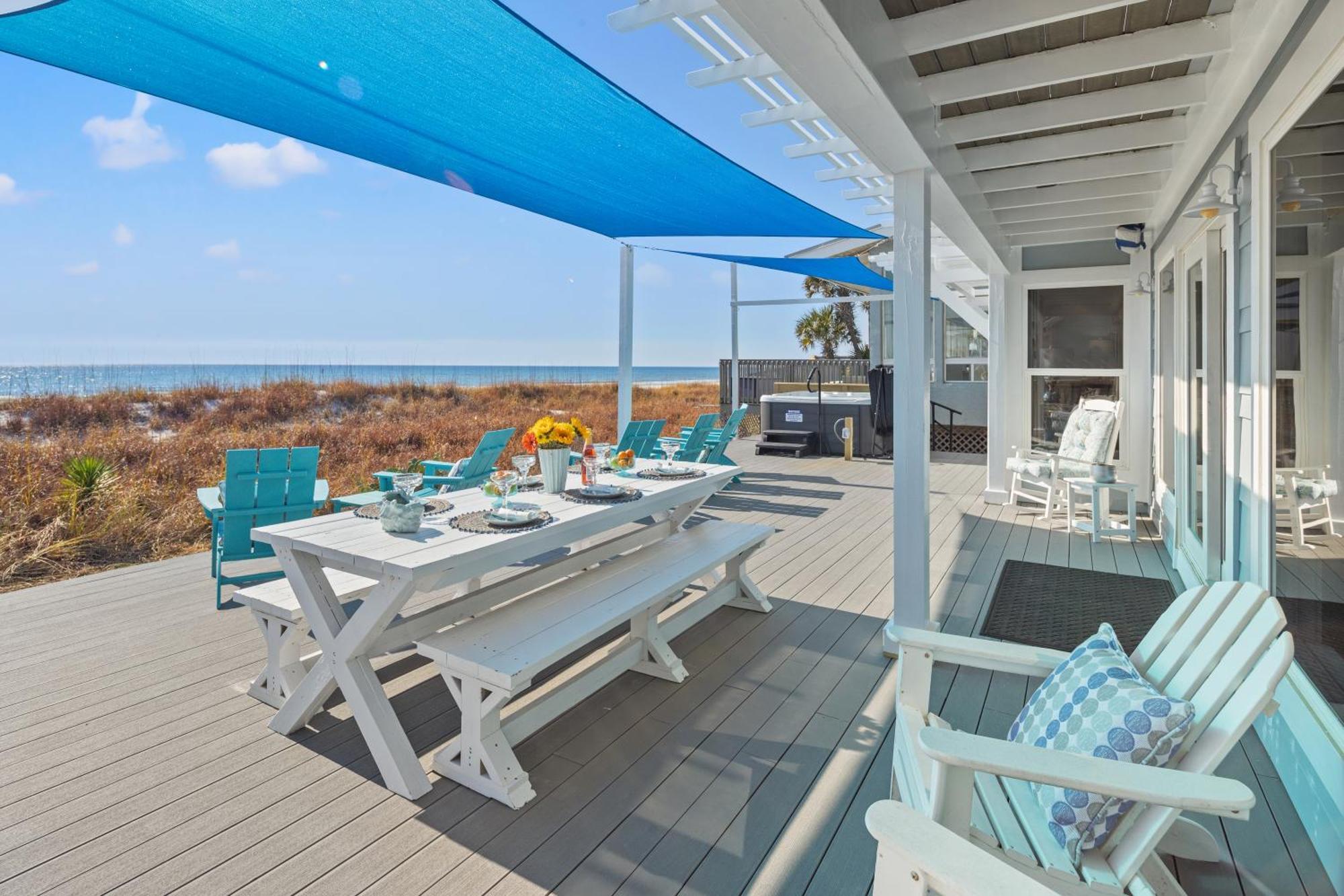 Luxury Gulf Front Property! Directly On The Beach! Sleeps 15! ปานามาซิตี้บีช ภายนอก รูปภาพ